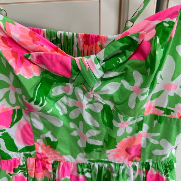 Lilly Pulitzer Macauley Dress New Green Everything Nice (D8) - Picture 6 of 8
